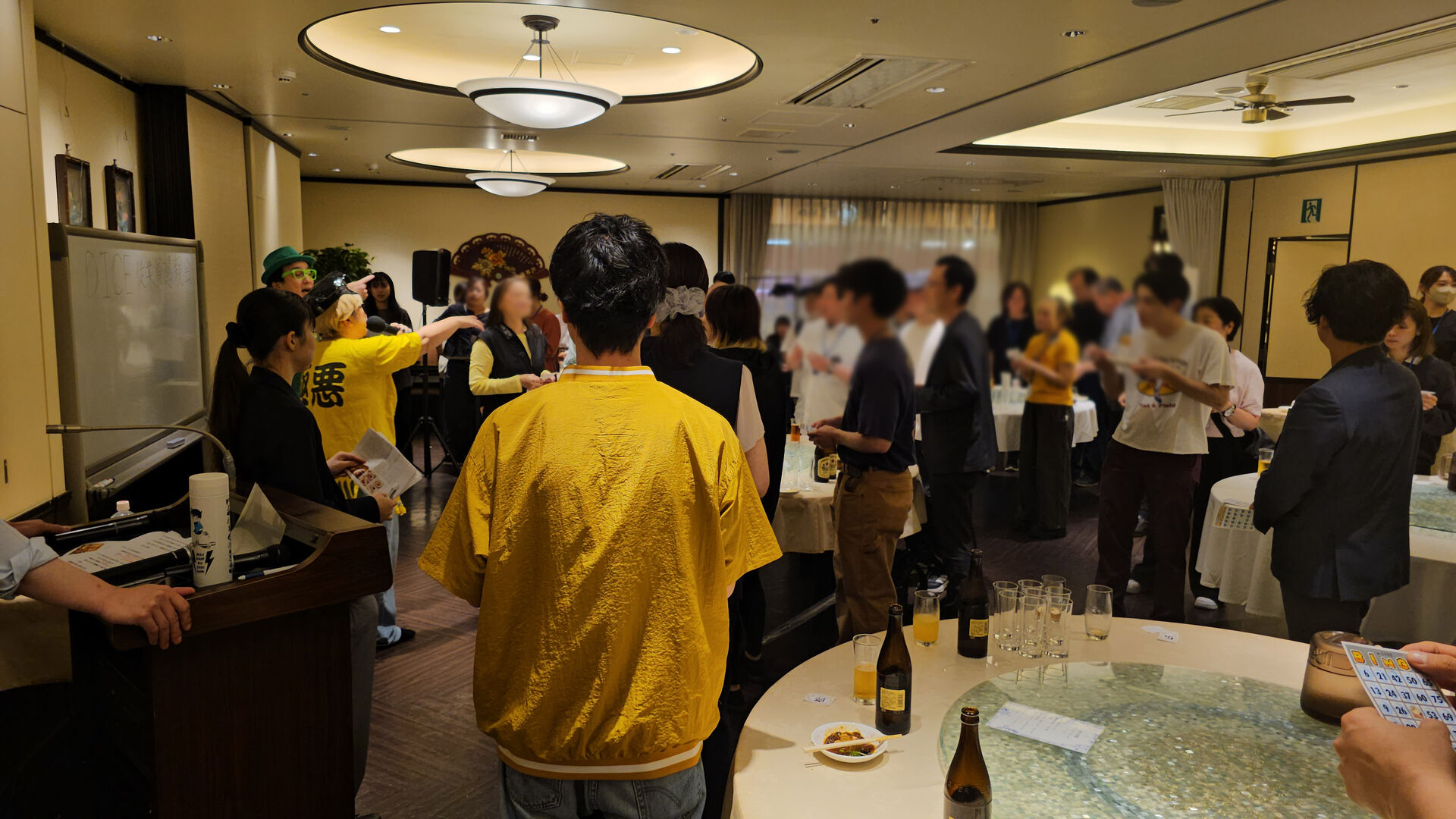 テナント様懇親会でのものまねショー＆司会