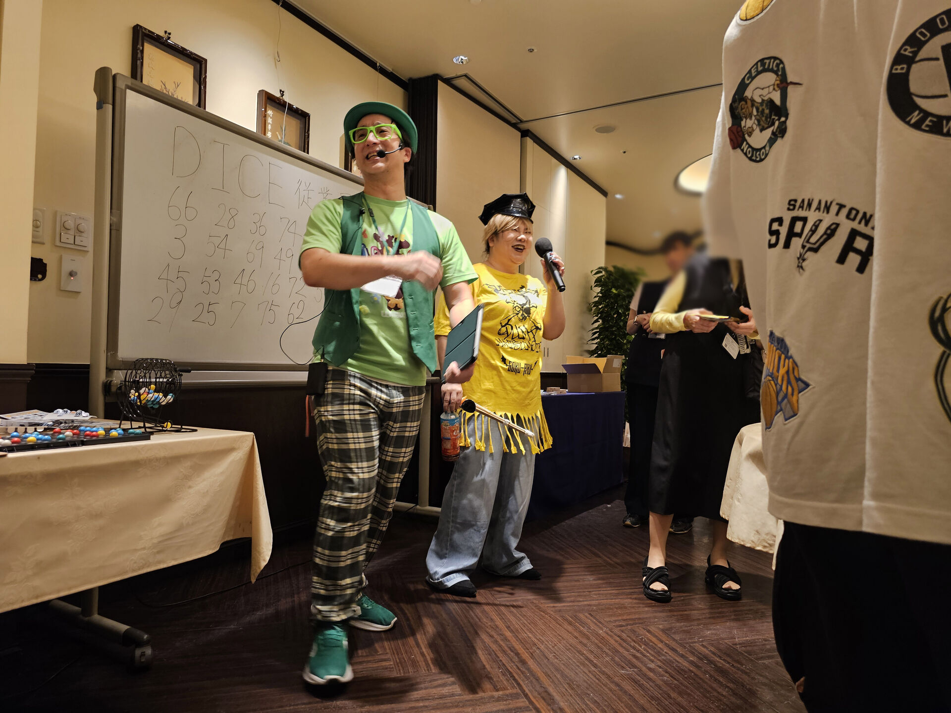 テナント様懇親会でのものまねショー＆司会